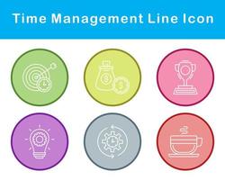 Time Management Vector Icon Set