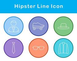 Hipster Vector Icon Set