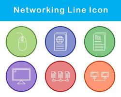 Networking Vector Icon Set