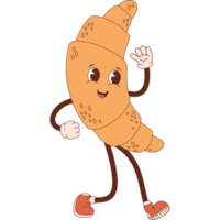 Cute   character croissant png