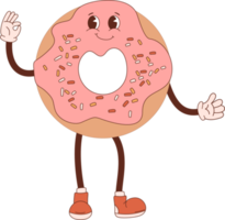 schattig karakter donut png
