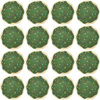 Pattern homemade cookie different taste in pastry biscuit vector