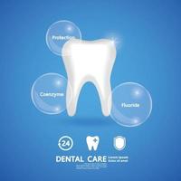 dental cuidado creativo concepto. vector