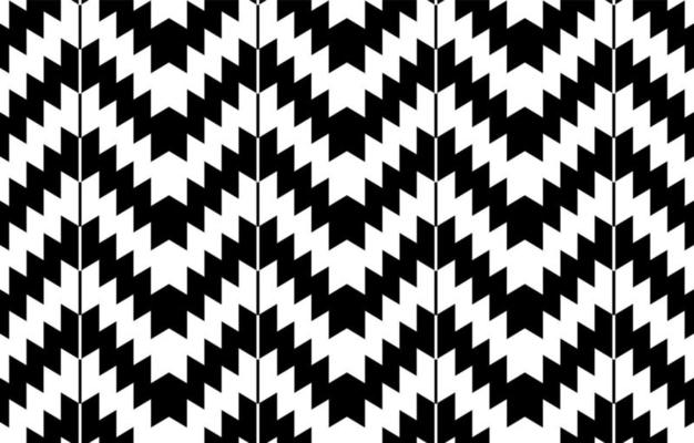Pattern design with geometric shapes.
