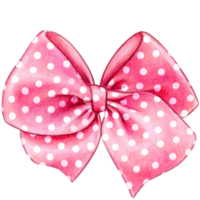 watercolor hand drawn cute silk bow png