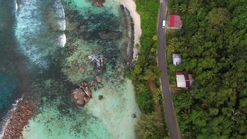 Port glaud Mahe Seychelles Slow motion video