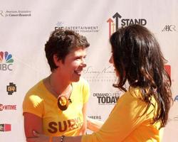 LOS ANGELES  SEP 10  Marua Tierney Fran Drescher arrives at the Stand Up 2 Cancer 2010 Event at Sony Studios on September 10 2010 in Culver City CA photo