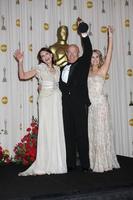 Heath Ledgers Family   Sally Bel motherl Kim Ledger  father   Kate Ledger sister in the 81st Academy Awards Press Room at the Kodak Theater in Los Angeles CA  onFebruary 22 20092009 photo