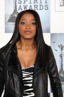 Keke Palmer arriving at the  Film Indpendents  24th Annual Spirit Awards on the beach in Santa Monica CA  onFebruary 21 20092009 photo