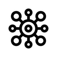 virus icon for your website design, logo, app, UI. vector