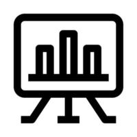 presentation icon for your website, mobile, presentation, and logo design. vector