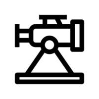 telescope icon for your website, mobile, presentation, and logo design. vector