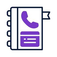 phone book icon for your website, mobile, presentation, and logo design. vector