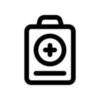 medical report icon for your website design, logo, app, UI. vector