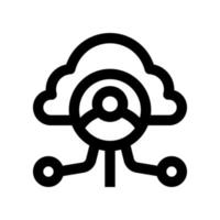 cloud computing icon for your website, mobile, presentation, and logo design. vector