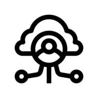 cloud computing icon for your website, mobile, presentation, and logo design. vector