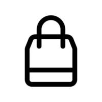 compras bolso icono para tu sitio web diseño, logo, aplicación, ui vector