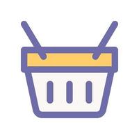 basket icon for your website design, logo, app, UI. vector