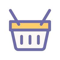 basket icon for your website design, logo, app, UI. vector