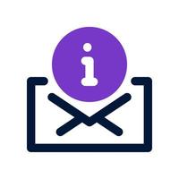 email icon for your website, mobile, presentation, and logo design. vector