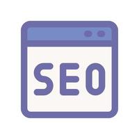 seo icono para tu sitio web diseño, logo, aplicación, ui vector