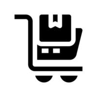 icono de carrito de compras para su sitio web, móvil, presentación y diseño de logotipo. vector