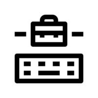 keyboard icon for your website, mobile, presentation, and logo design. vector