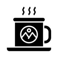 icono de taza para su sitio web, móvil, presentación y diseño de logotipo. vector