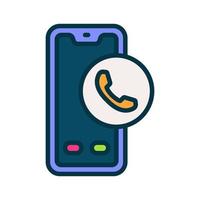 calling icon for your website, mobile, presentation, and logo design. vector