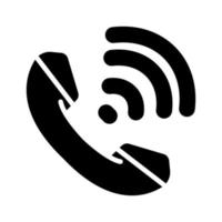 icono de llamada telefónica para su sitio web, móvil, presentación y diseño de logotipo. vector