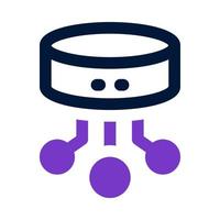 data storage icon for your website, mobile, presentation, and logo design. vector