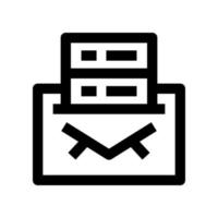 email icon for your website, mobile, presentation, and logo design. vector