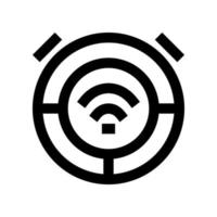 robot vacuum cleaner icon for your website, mobile, presentation, and logo design. vector