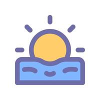 sunrise icon for your website design, logo, app, UI. vector