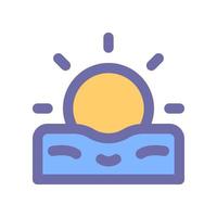 sunrise icon for your website design, logo, app, UI. vector
