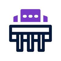 paper shredder icon for your website, mobile, presentation, and logo design. vector