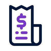 invoice icon for your website, mobile, presentation, and logo design. vector