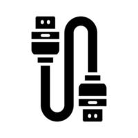 usb cable icon for your website, mobile, presentation, and logo design. vector
