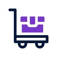 trolley icon for your website, mobile, presentation, and logo design. vector