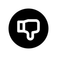 dislike icon for your website design, logo, app, UI. vector