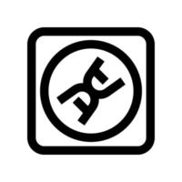 dna icon for your website, mobile, presentation, and logo design. vector