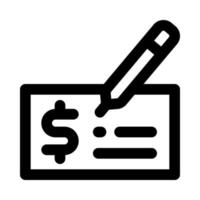 cheque icon for your website, mobile, presentation, and logo design. vector