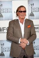 Mickey Rourke  arriving  at the  Film Indpendents  24th Annual Spirit Awards on the beach in Santa Monica CA  onFebruary 21 20092009 photo