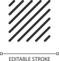 Selected area pixel perfect linear ui icon. Rectangular portion of image. Photo, video editor. GUI, UX design. Outline isolated user interface element for app and web. Editable stroke vector