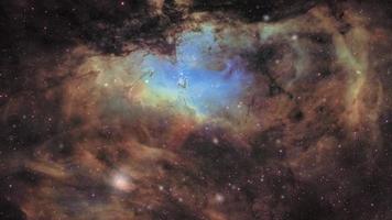 Raum Galaxis und Adler Nebel video