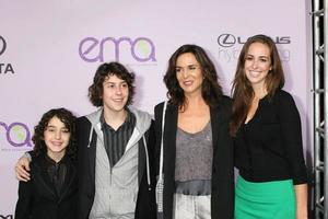 Alex  Nat Wolff Mother Polly Draper and cousin Jesse Draper  arriving at the Environmental Media Awards at the Ebell Theater in Los Angeles CA on November 13 20082008 photo