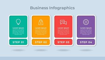 Timeline Infographics Business Data Visualization Process Chart. Abstract Diagram Graph with Steps, Options vector