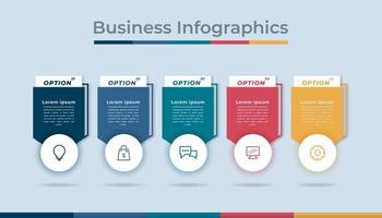 Timeline Infographics Business Data Visualization Process Chart. Abstract Diagram Graph with Steps, Options vector