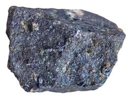 Molybdenite stone isolated on white photo