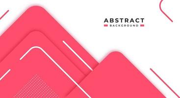 Abstract Pink Background Geometric Shape Paper Layers with Copy Space for Decorative web layout, Poster, Banner, Corporate Brochure and Seminar Template Design vector